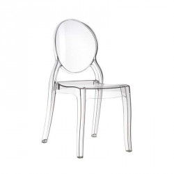 Chaise en plexi transparent Elizabeth 