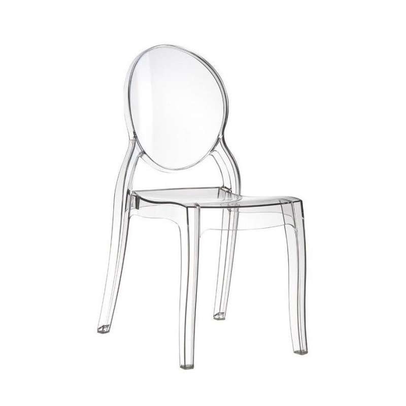 Chaise en plexi transparent Elizabeth 