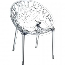 Fauteuil en plexi transparent 