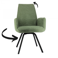 Jules - Fauteuil pivotant...